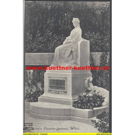 AK - Wien, Kaiserin Elisabeth-Denkmal