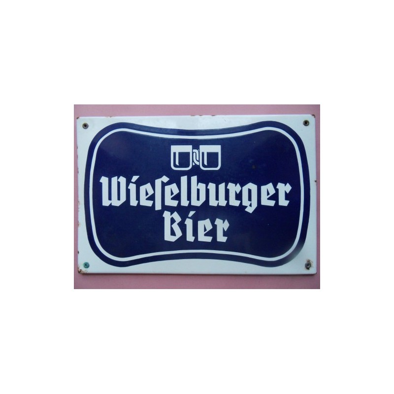 Werbetafel Wieselburger Bier