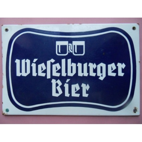 Werbetafel Wieselburger Bier