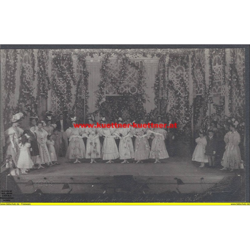 AK - Huldigungsfestspiel zu Schönbrunn (1908)