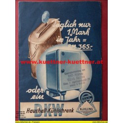 Prospekt DKW Kuehlgeraet 937 - 30er Jahre