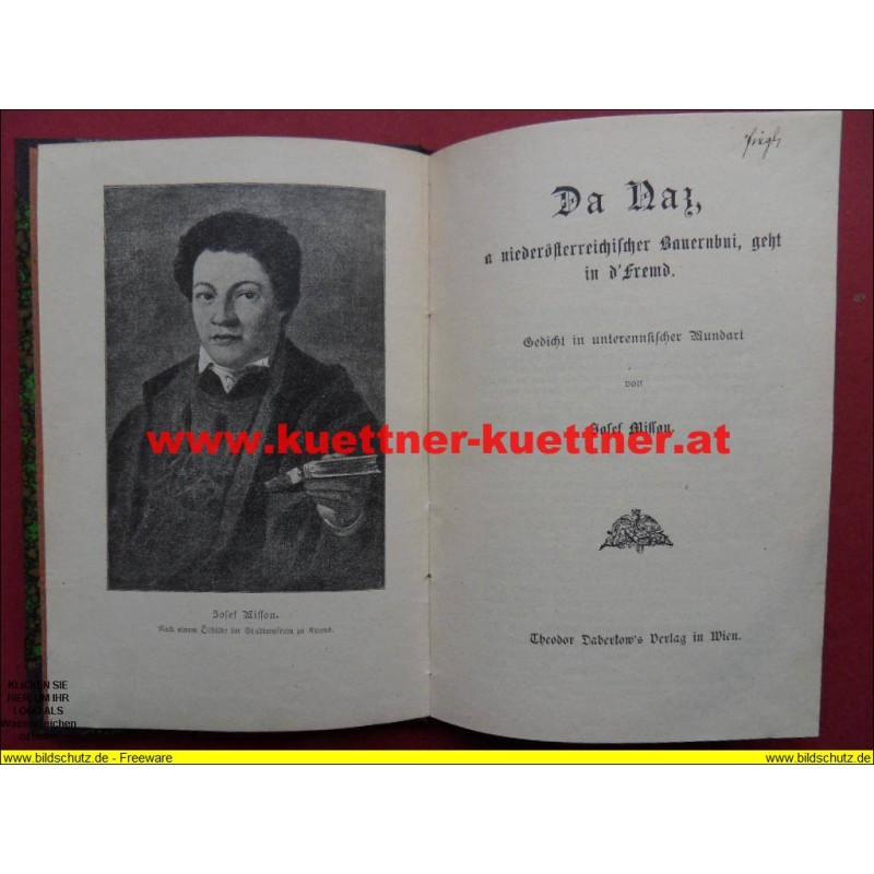 Josef Misson - Da Naz, a niederösterreichischer Bauernbui geht in d´Fremd