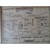 Alter Modellbauplan engl. Jagdzweisitzer Boulton - Paul "Defiant"