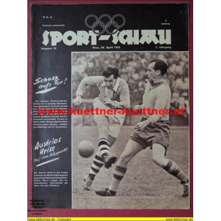 Sport-Schau Nr.18 - 29. April 1952 - 7. Jahrgang