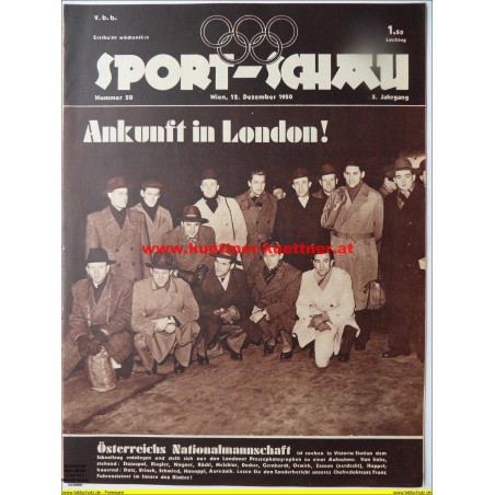 Sport-Schau Nr.50 - 12. Dezember 1950 - 5. Jahrgang