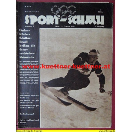 Sport-Schau Nr.7 - 17. Februar 1953 - 8. Jahrgang
