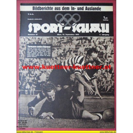 Sport-Schau Nr.37 - 12. September 1950 - 5. Jahrgang