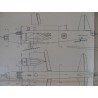 Alter Modellbauplan Bombenflugzeug Vickers-Armstrong Wellington