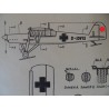 Alter Modellbauplan Verbindungsflugzeug Fieseler Fi-156-Storch