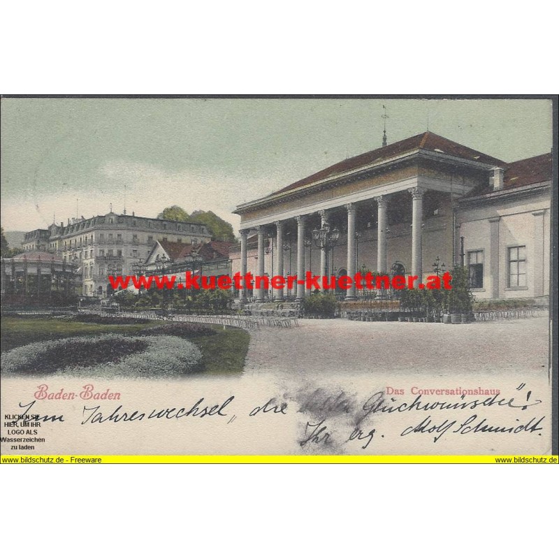 AK - Baden-Baden - Das Conversationshaus