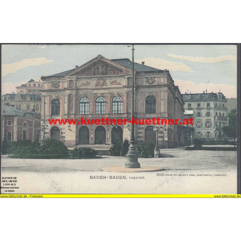 AK - Baden-Baden - Theater