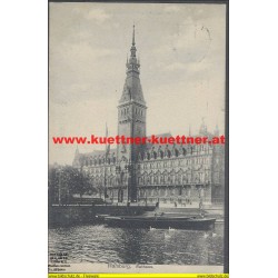 AK - Hamburg - Rathaus - 1906 (HH)