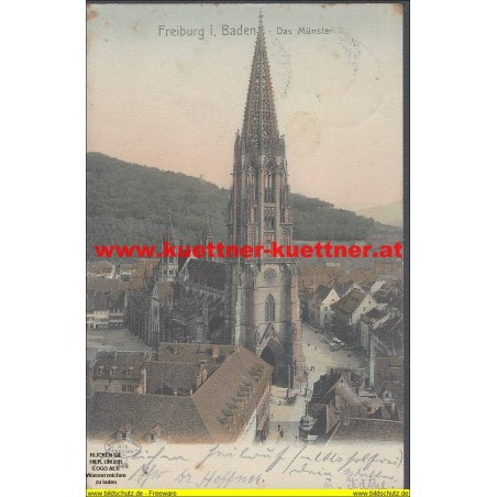 AK - Freiburg i. Baden - Das Münster