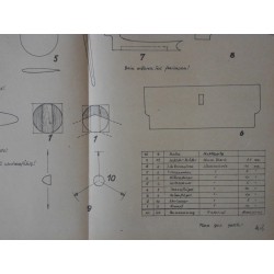 Alter Modellbauplan Flugzeug Blohm Voss - Ha-139