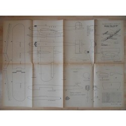 Alter Modellbauplan Flugzeug Blohm Voss - Ha-139