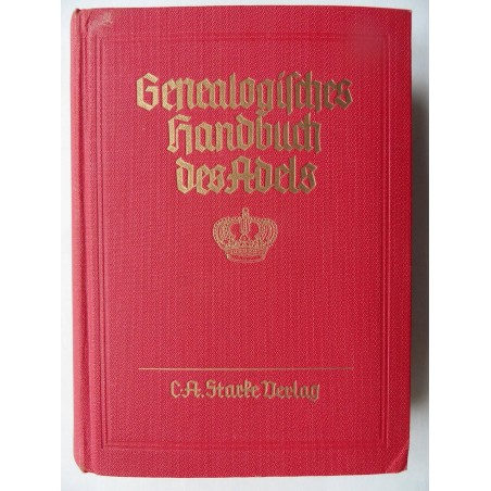 Geneaologisches Handbuch des Adels II - 1953