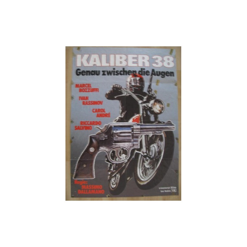 Filmplakat - Kaliber 38 - Genau zwischen die Augen