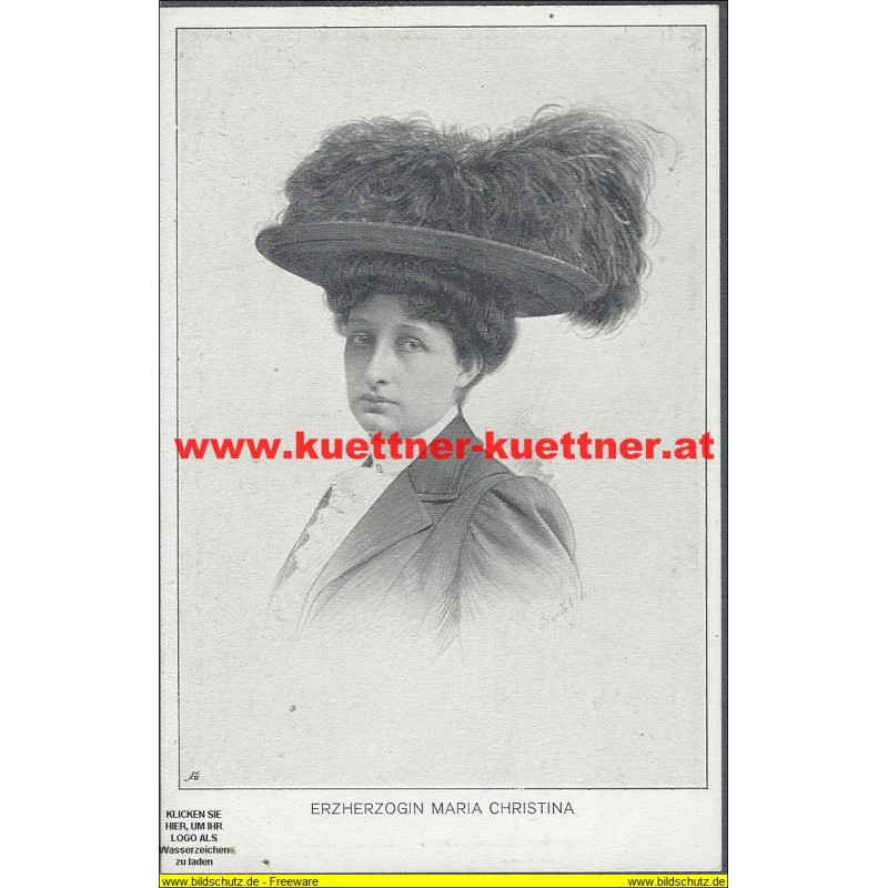 AK - Erzherzogin Maria Christina (1877-1947) AK - Erzherzogin Maria Christina (1877-1947)
