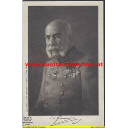 AK - Kaiser Franz Joseph I. - Offizielle Karte für Rotes Kreuz Nr. 549