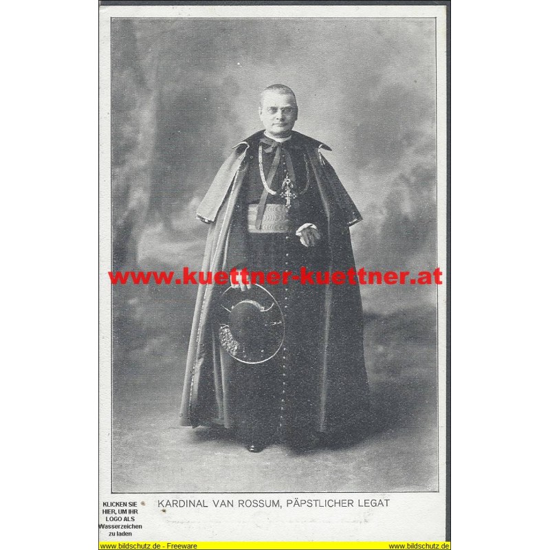 AK - Kardinal van Rossum, Päpstlicher Legat (1854-1932) AK - Kardinal van Rossum, Päpstlicher Legat (1854-1932)
