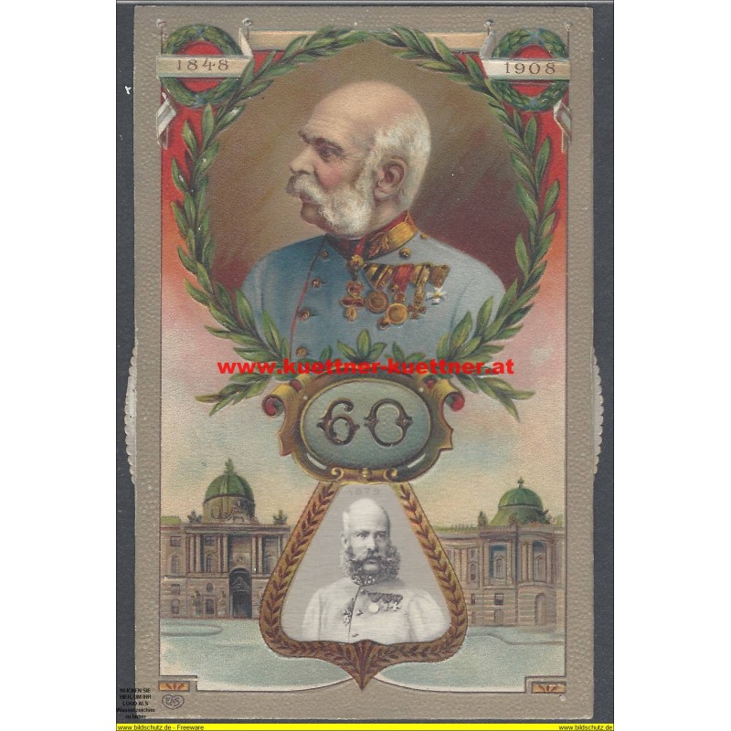 Kaiser Franz Joseph (Mechanische Karte) 1908 Kaiser Franz Joseph (Mechanische Karte) 1908
