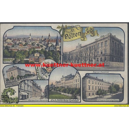 St. Pölten, Kaiser Franz Josef Kaserne, Karmeliter Kaserne, Rainer Kaserne