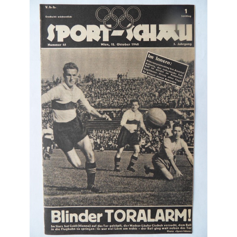 Sport-Schau Nr. 41 - 12. Oktober 1948 Sport-Schau Nr. 41 - 12. Oktober 1948