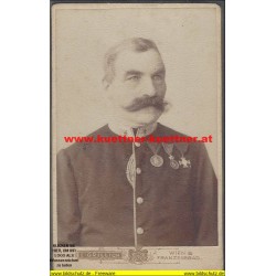 Card de Visit - Portraitphotographie - Kavallerie - Major