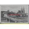 AK - Regensburg - Eisene Bruecke