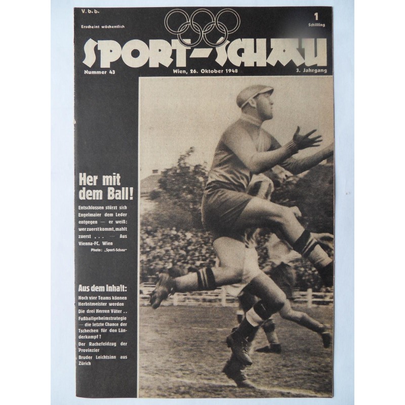 Sport-Schau Nr. 43 - 26. Oktober 1948 Sport-Schau Nr. 43 - 26. Oktober 1948