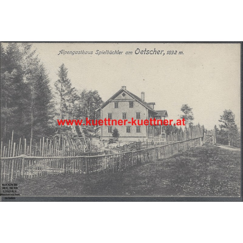 AK - Alpengasthaus Spielbüchler am Ötscher