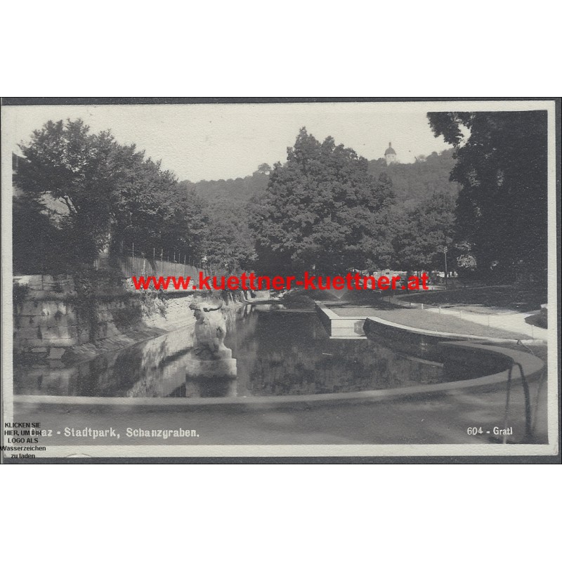 AK - Graz - Stadtpark, Schanzgraben