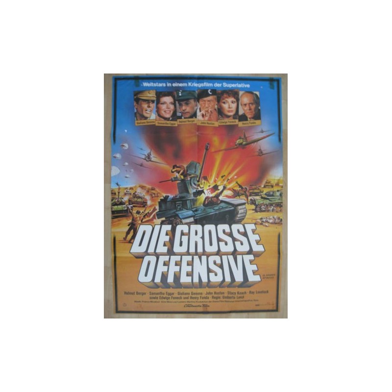 Filmplakat - Die große Offensive - Giuliano Gemma