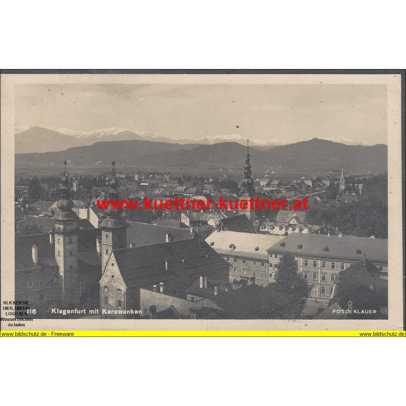 AK - Klagenfurt mit Karawanken AK - Klagenfurt mit Karawanken