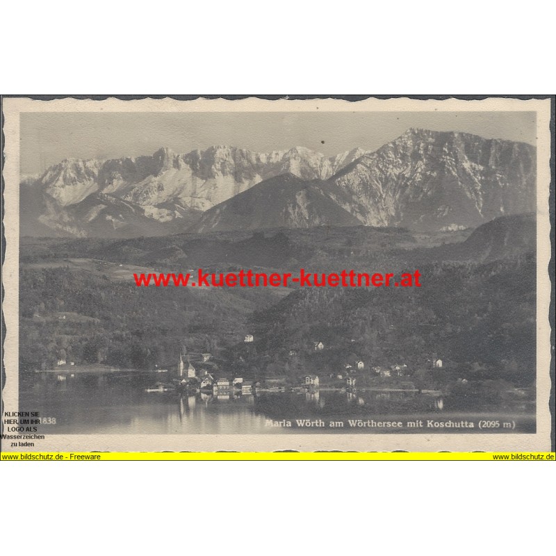 AK - Maria Wörth am Wörthersee mit Koschutta - 1936 AK - Maria Wörth am Wörthersee mit Koschutta - 1936