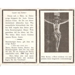 Sterbebildchen | death card WW2 | Franz Karl