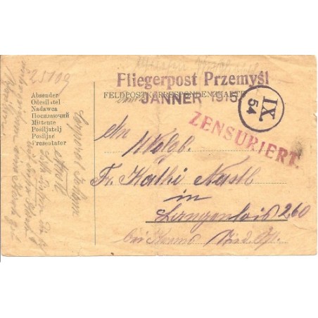 Fliegerpost Przemysl Jan. 1915 - IX54 - 25109