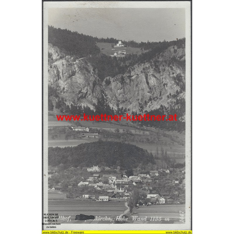 AK - Stollhof - Kirche, Hohe Wand