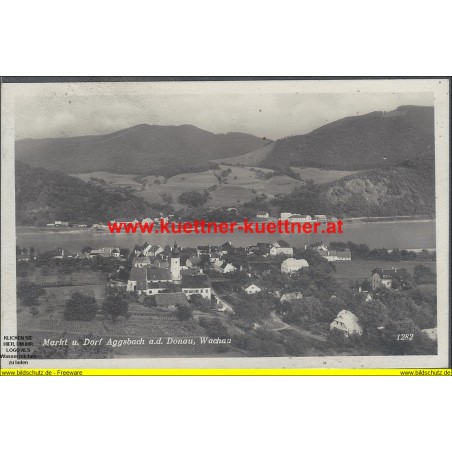 AK - Markt u. Dorf Aggsbach a. d. Donau
