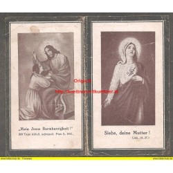 Sterbebildchen | death card WW2 | Fritz u. Hans Halbemer