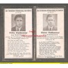 Sterbebildchen / death card WW2 - 2 Brüder Fritz u. Hans Halbemer