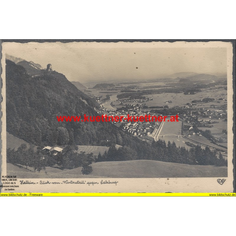 AK - Hallein - Blick vom Winterstall gegen Salzburg