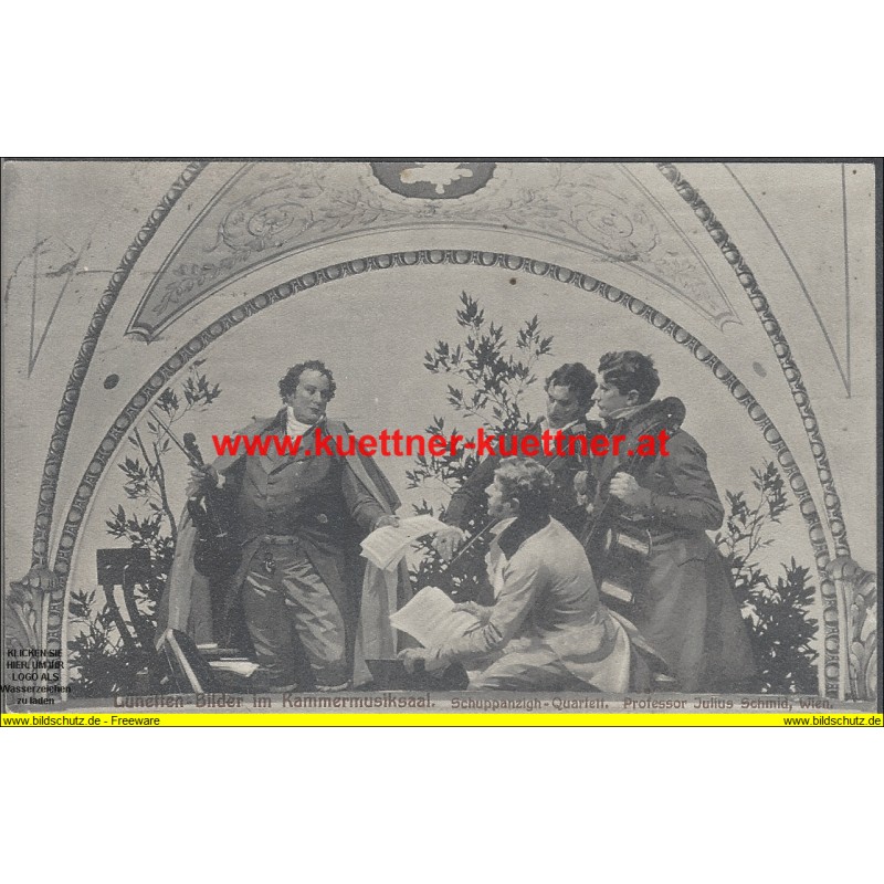 AK - Graz, Lunetten-Bilder im Kammermusiksaal, Schuppanzigh - Quartett AK - Graz, Lunetten-Bilder im Kammermusiksaal, Schuppanzigh - Quartett