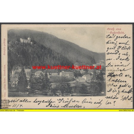 AK - Gruß aus Gutenstein