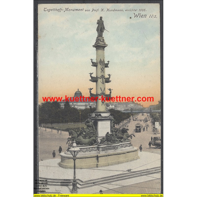 AK - Wien II., Tegetthoff-Monument AK - Wien II., Tegetthoff-Monument