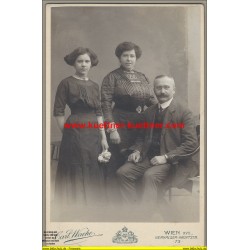 Kabinettformat, gutbürgerliche Familie, Photo Wache, Wien