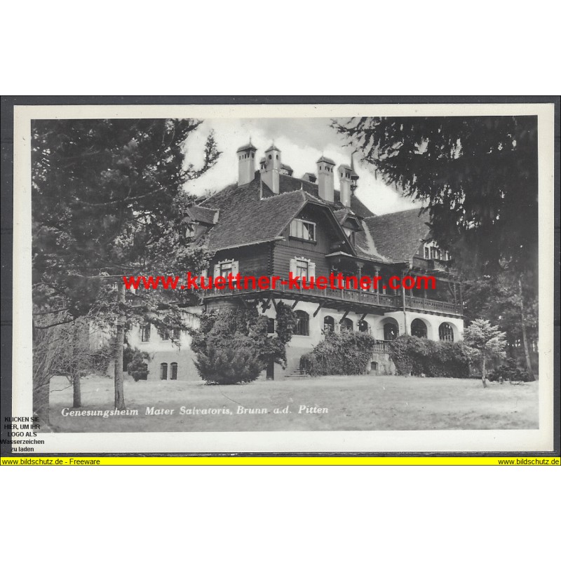 AK - Genesungsheim Mater Salvatorius, Brunn a. d. Pitten AK - Genesungsheim Mater Salvatorius, Brunn a. d. Pitten