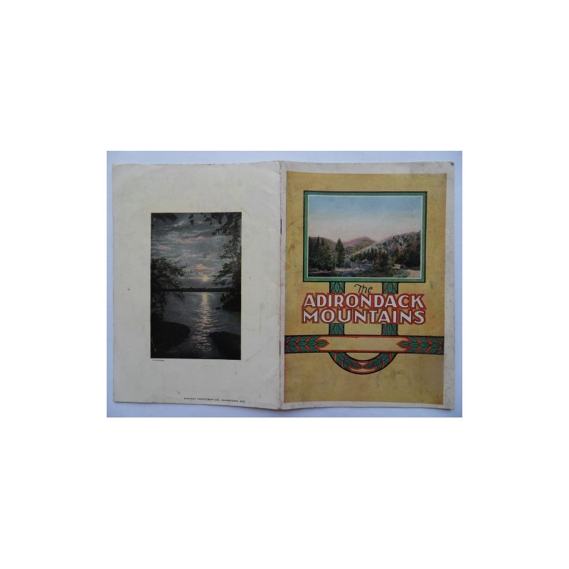 The Adirondack Mountains - Lake Placid um 1930 The Adirondack Mountains - Lake Placid um 1930