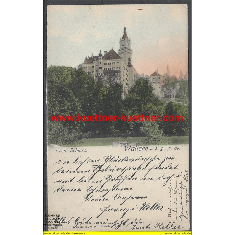 AK - Erzh. Schloss, Wallsee a. d. D.