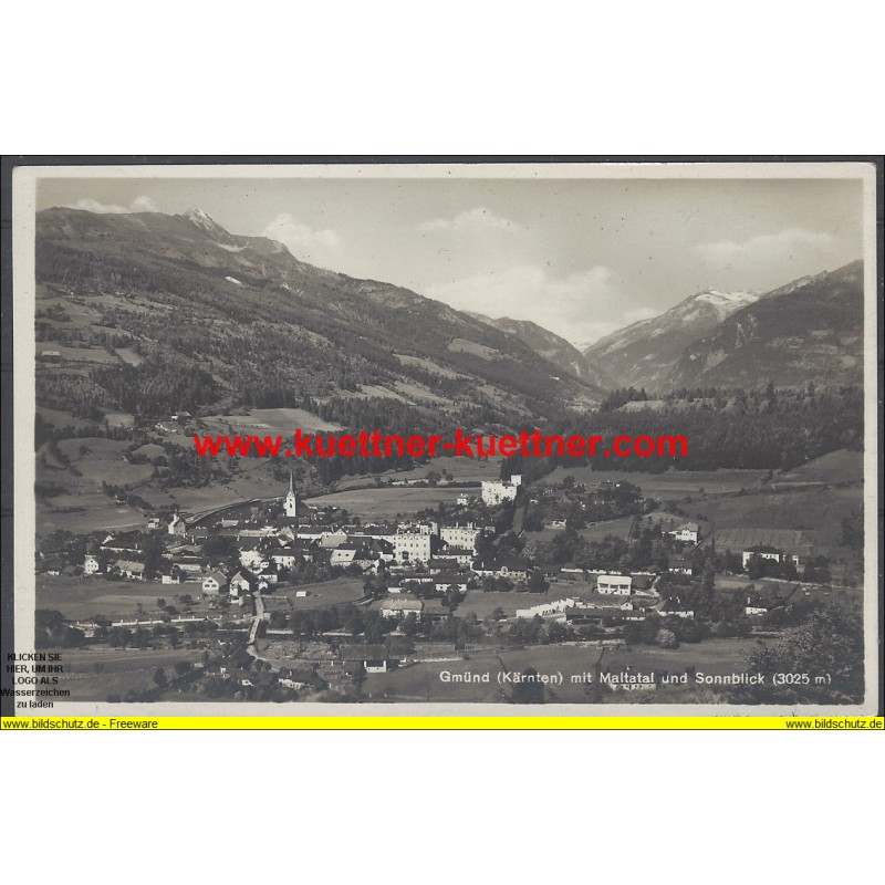 AK - Gmünd mit Maltatal und Sonnblick AK - Gmünd mit Maltatal und Sonnblick